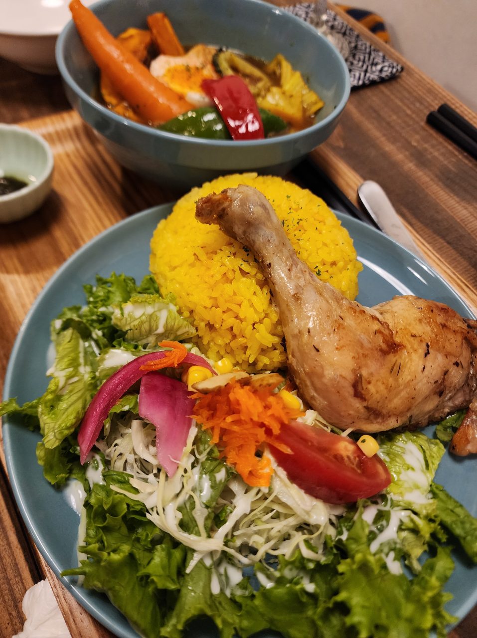 Soup Curry and Chicken Confit SUNSHIN