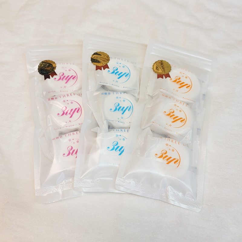 《プチギフト》炭酸泉タブレット３錠／ギフト用ケース入り